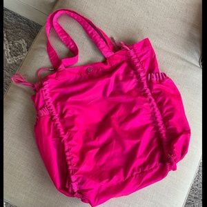 33 on 🅿️ Lululemon bright pink yoga mat bag